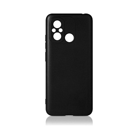 Силиконовый чехол Xiaomi Redmi 12C DF черный