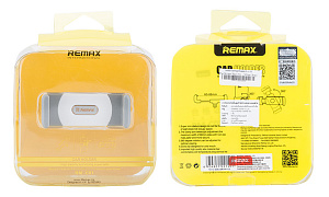 Автодержатель Remax RM-C01 крепление на решетку вентиляции серый