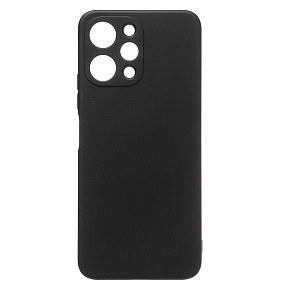 Силиконовый чехол Xiaomi Redmi 12 с закрытой камерой черный