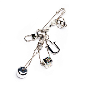 Брелок обвес серебрянный (12)