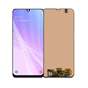 Дисплей для телефона Samsung M315F (M31) в сборе с тачскрином Черный