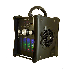 Колонка JKX-102BT (USB,TF,AUX,FM) черная