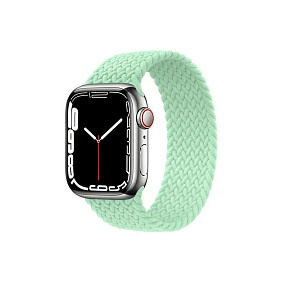 Ремешок Apple Watch Solo Loop плетеный 38/40/41mm (M) бирюзовый