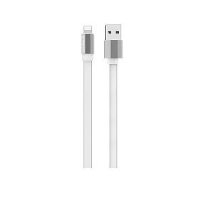 Дата кабель lightning - USB Borofone BU8 Glory 2.4A белый 1,2 м