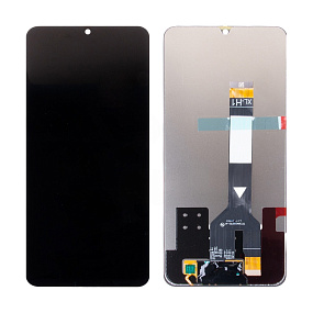 Дисплей для телефона Xiaomi Redmi A5/Poco C71 (25028PC03) в сборе с тачскрином Черный - Оригинал 100