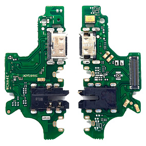 Шлейф Huawei P30 Lite/Honor 20 Lite/Honor 20S плата системный разъем/разъем гарнитуры/микрофон