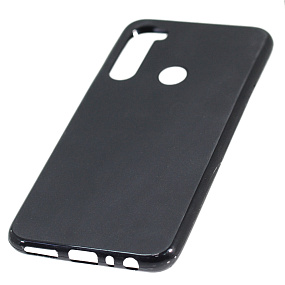 Силиконовый чехол Xiaomi Redmi Note 8/Redmi Note 8 (2021) матовый черный