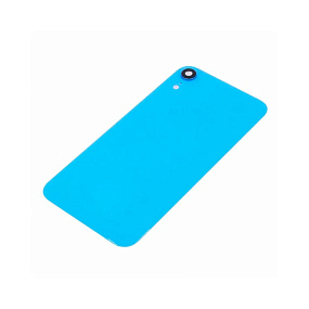 Задняя крышка iPhone Xr (стекло) синий orig fabric