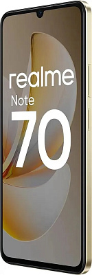 Смартфон Realme Note 70 6/128Gb золотой