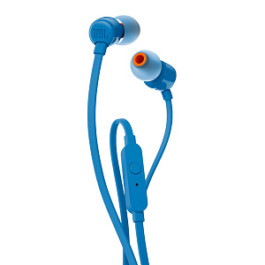 Наушники JBL T110 внутриканальные синие