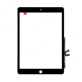 Сенсор для планшета iPad 10.2" 2021 (A2602/A2603/A2604/A2605) Черный - Оригинал