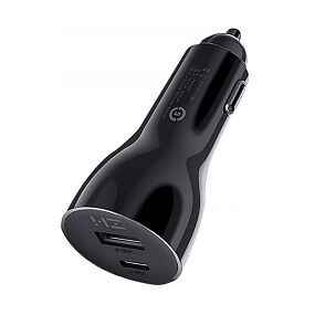 АЗУ-USB Xiaomi ZMi Metal Car Charger 5А QC 3.0 USB/Type-C (AP721) черный