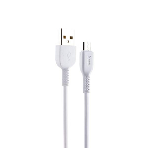 Дата кабель micro USB - USB Hoco X20 2.4A 2м белый