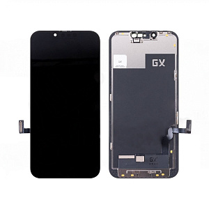 Дисплей для телефона iPhone 13 в сборе с тачскрином Черный - GX