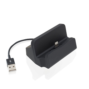 Dock станция IPhone 5/6/7 черная