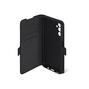 Чехол-книжка DF под кожу Samsung A145 Galaxy A14 черный