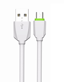 Дата кабель micro USB - USB LDNIO LS07 1м белый