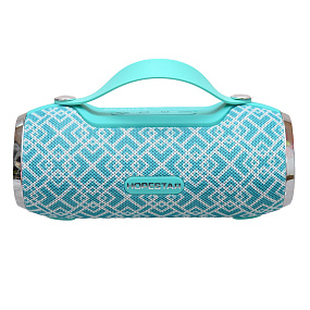 Колонка Hopestar H40 (Bluetooth/MicroSD/USB/FM/AUX/Microphone) влагозащищенная бирюзовая