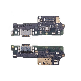 Шлейф Xiaomi Poco C40 плата системный разъем/микрофон - Премиум