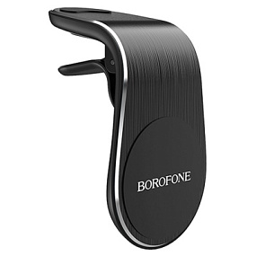 Автодержатель Borofone BH10 (воздуховод, шарнир, магнитный) 3.5-6" черный