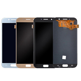 Дисплей для телефона Samsung A720F (A7 2017) в сборе с тачскрином Золото - Оригинал
