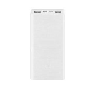 Портативное зарядное устройство Xiaomi 3 20000mAh 2USB/1C 18W (PLM18ZM) белый