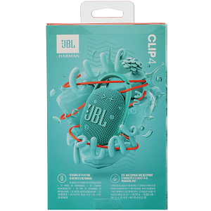 Портативная колонка JBL Clip 4 бирюзовая