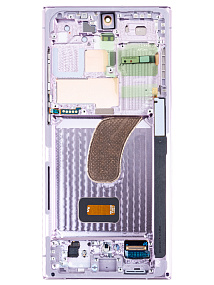 Дисплей для телефона Samsung S918B (S23 Ultra) модуль Lavender - Оригинал