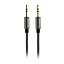 Кабель 3.5mm Jack (папа) - 3.5mm Jack (папа) Hoco UPA03 1м в переплете серый