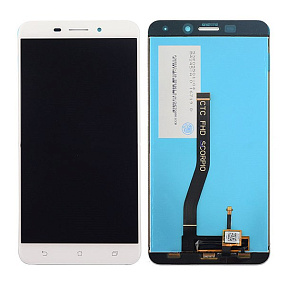 Дисплей для телефона Asus ZenFone 3 Laser (ZC551KL) в сборе с тачскрином Белый