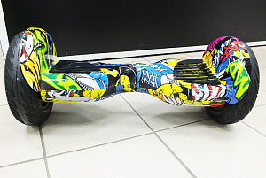 Гироскутер "Smart Balance" 10,5" SUV Premium Graffiti (приложение на смартфон  + самобаланс)
