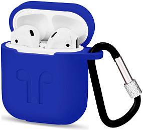 Кейс для Apple AirPods/AirPods 2 синий