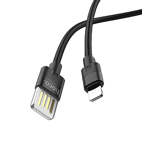 Дата кабель lightning - USB Hoco U55 1,2м 2,4A черный