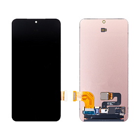 Дисплей для телефона Samsung S921B (S24) в сборе с тачскрином Черный - Оригинал