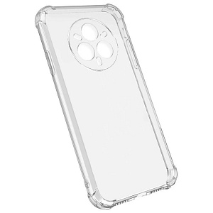 Силиконовый чехол Realme 14 Pro DF противоударный прозрачный