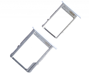 Контейнер SIM+MicroSD Samsung A300F/A500F/A700FD (комплект 2 шт.) Белый