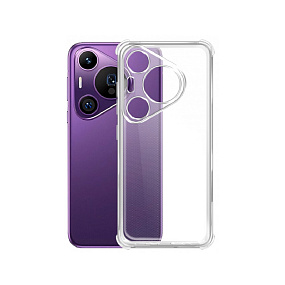 Силиконовый чехол Huawei Pura 70 Pro прозрачный