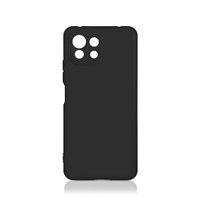 Силиконовый чехол Xiaomi Mi 11 Lite/11 Litte 5G NE DF черный