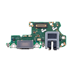 Шлейф Huawei Honor X8 (TFY-LX1) плата на системный разъем/разъем гарнитуры/микрофон - Премиум