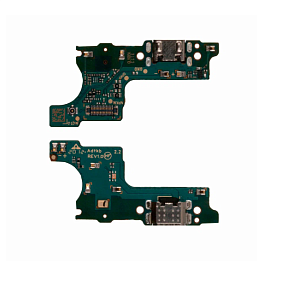 Шлейф Samsung A015F/M015F (A01/M01) плата системный разъем/микрофон (широкий коннектор) - Премиум
