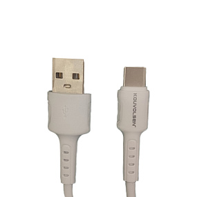 Дата кабель Type-C - USB Kouvolsen X108 3A белый