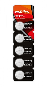 Таблетка SmartBuy CR2032 5BL 1шт