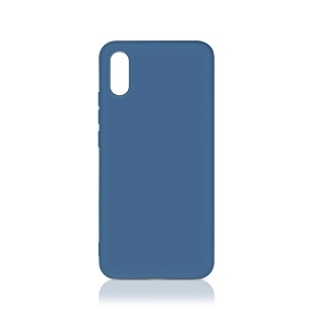 Силиконовый чехол Xiaomi Redmi 9A DF синий