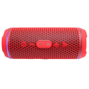 Колонка OneDer V10 (Bluetooth/MicroSD/USB/FM/AUX) красная