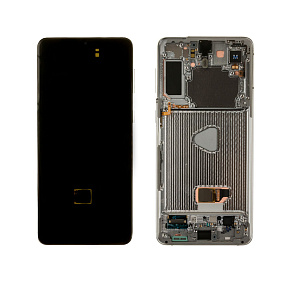 Дисплей для телефона Samsung G996B (S21 Plus) модуль Серебро - Оригинал