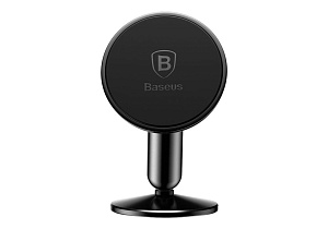 Автодержатель Baseus Bullet (металл, шарнир, магнитный) черный