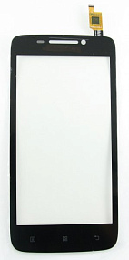 Сенсор для телефона Lenovo S650 Черный