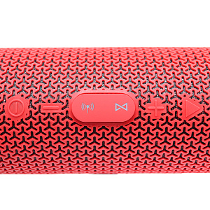 Колонка OneDer V10 (Bluetooth/MicroSD/USB/FM/AUX) красная