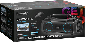 Портативная акустика Defender Beatbox 50Вт