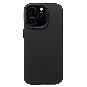 Кейс iPhone 16 Pro Silicone Case без логотипа черный